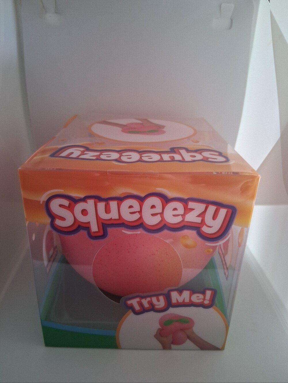Viral Sunny Days Jumbo Squeezy Peach – Squishy Toy, Stress Relief Sensory Fun 🍑